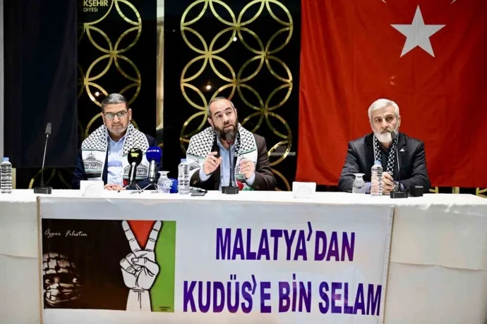 Malatya’da Filistin’e destek paneli