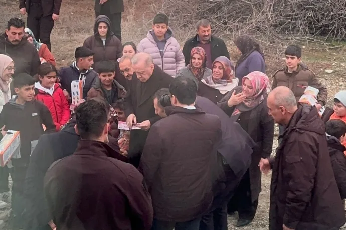 Küçük Yusuf’un Cumhurbaşkanı Erdoğan sevgisi
