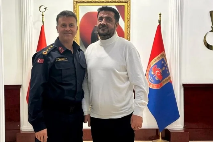Malatyalı Gazi’den İl Jandarma Komutanı Tolunay Başer’e ziyaret