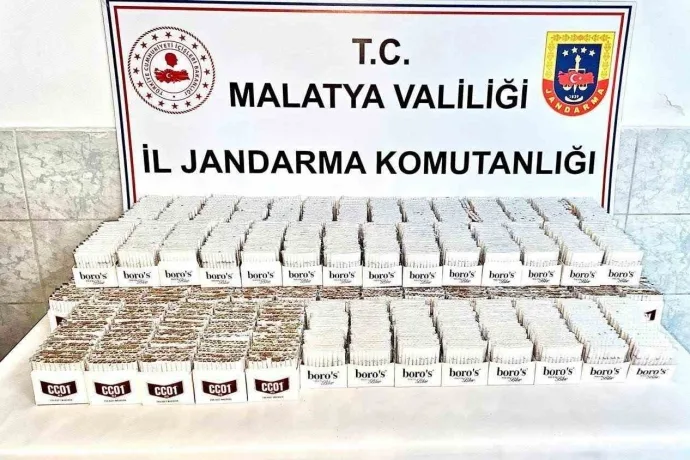 Malatya’da kaçak makaron operasyonu