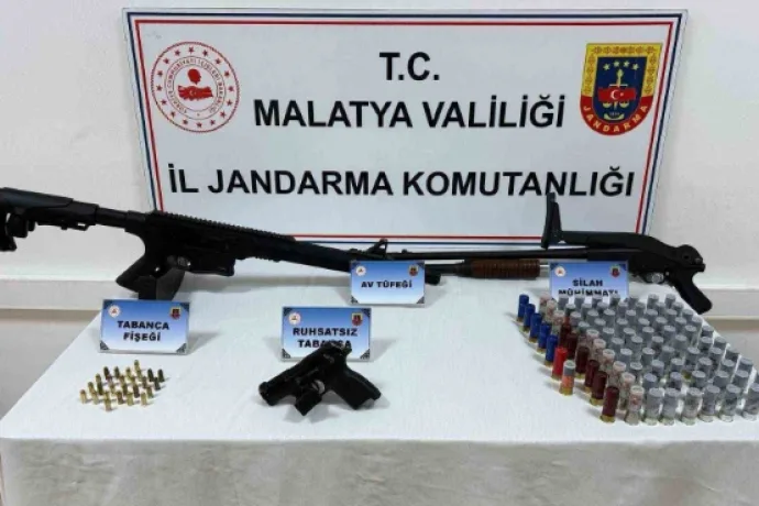 Malatya’da silah ve mühimmat kaçakçılığı operasyonu