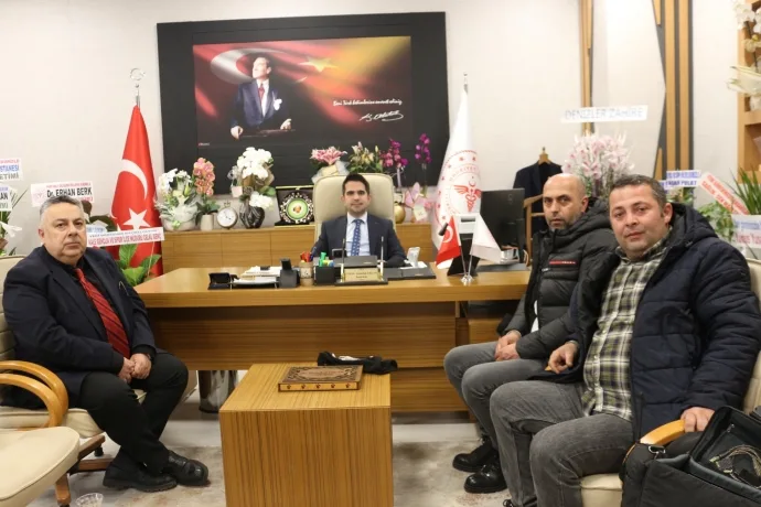 Battalgazi Devlet Hastanesi Başhekimi Dr. Abdullah Ercan'a Hayırlı Olsun Ziyareti