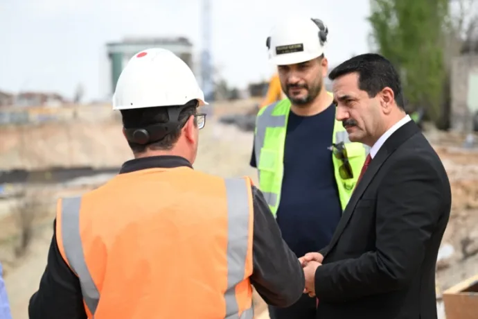 BAŞKAN TAŞKIN: "MALATYA’NIN YENİ YÜZÜ BURADA YÜKSELİYOR"