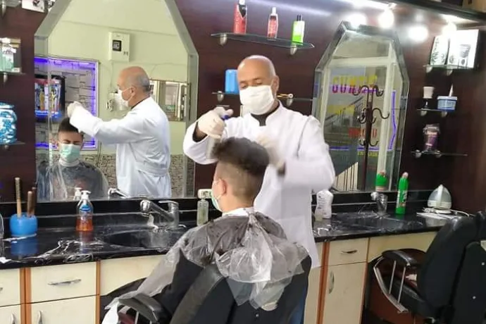 Vatandaş lar Berberlere koştular