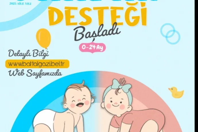 BATTALGAZİ BELEDİYESİ'NDEN AİLELERE DESTEK: BEBEK BEZİ YARDIMI BAŞLADI