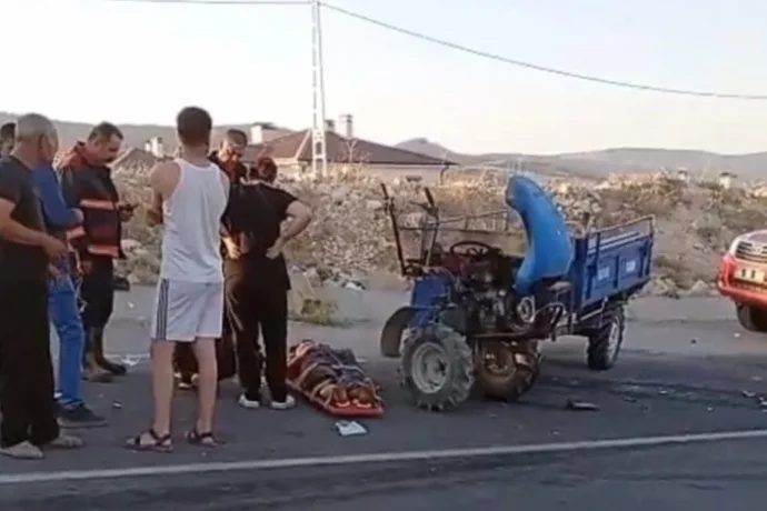 Malatya’da otomobil ile çapa motoru çarpıştı: 4 yaralı