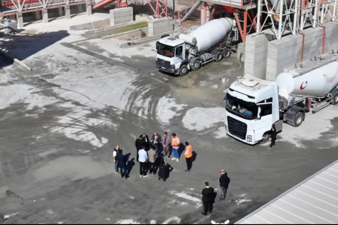 Yeşilyurt’ta beton üretim kapasitesi ikiye katlandı