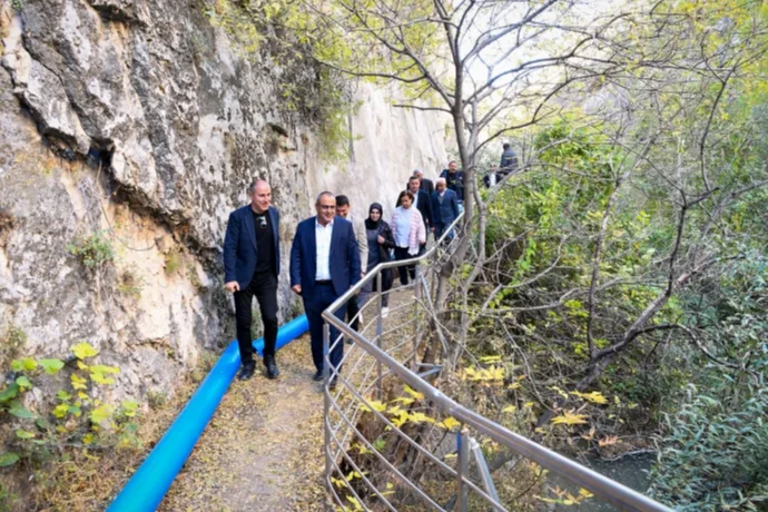 DARENDE’NİN İÇME SUYUNA HAYAT VEREN PROJE: “TOHMA KANYONU’NDAN CAZİBEYLE SU”