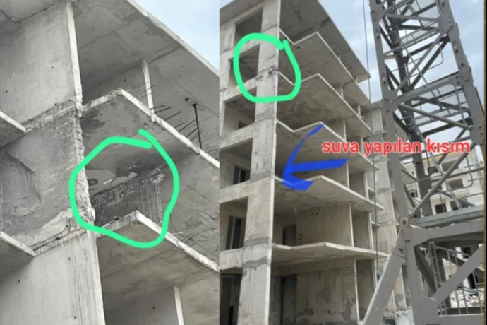 Salköprü Mahallesi TOKİ Konutlarında İnşaat Hataları Tepki Çekti