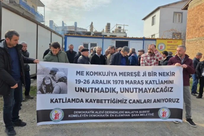 DAD Malatya Şubesi’nden Maraş Katliamı’nın 47. Yılına İlişkin Basın Açıklaması