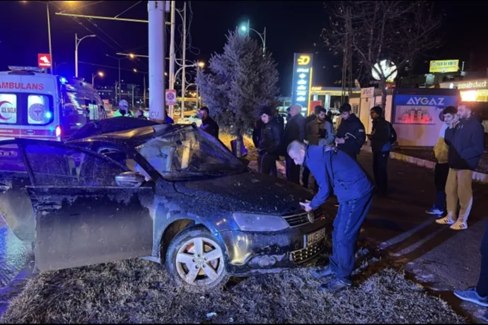 Battalgazi’de Sıkışmalı Trafik Kazası: 1 Yaralı