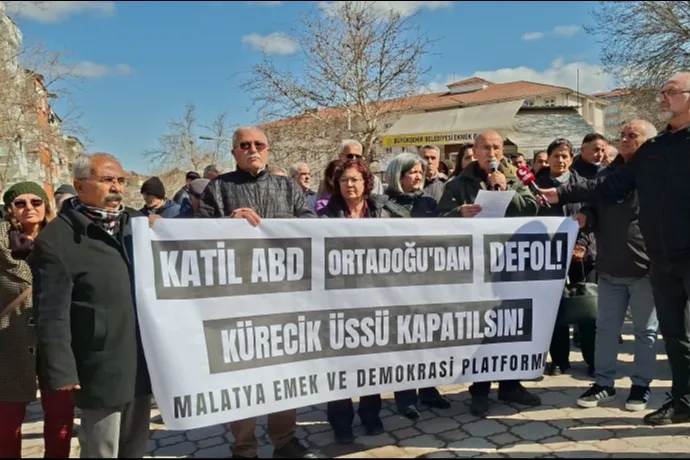Malatya Emek Demokrasi Platformu’ndan ABD ve İsrail’e Tepki: