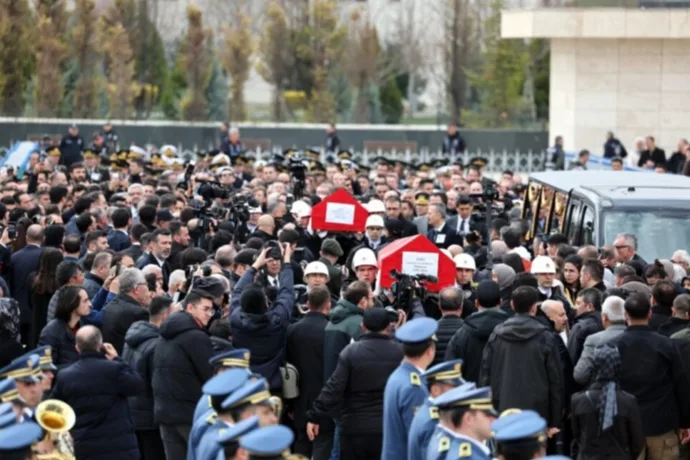 Ankara’da Hüzünlü Veda: Katar’da Şehit Olan İki İsim Son Yolculuğuna Uğurlandı