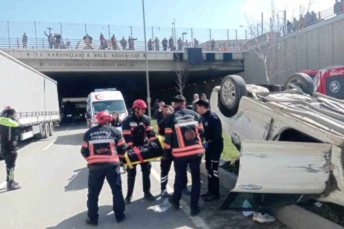 Malatya’da Trafik Kazası: 1 Kişi Yaralandı