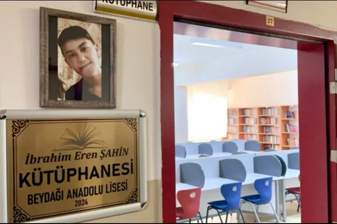 Depremde Ölen İbrahim Eren Şahin’in Adı Kütüphanede Yaşatılacak