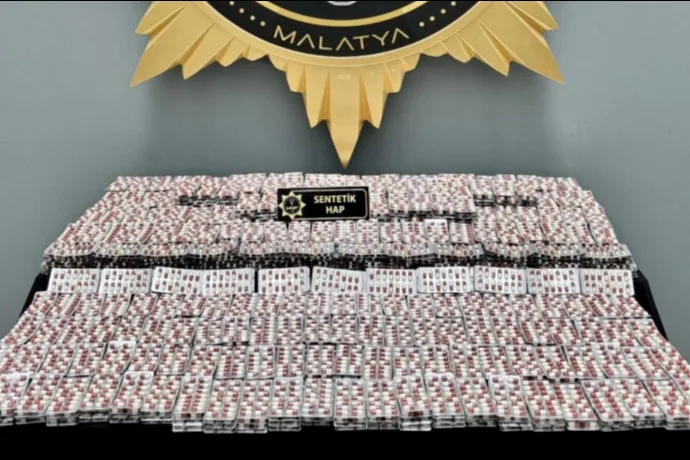 Malatya’da Uyuşturucu Operasyonu: 21 Bin 275 Hap Ele Geçirildi