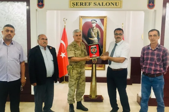 Şehit Aileleri ve Gazilerden Jandarmaya Ziyaret