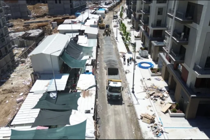 BATTALGAZİ BELEDİYESİ’NDEN AKPINAR’DA YAYA TRAFİĞİNE DÜZENLEME