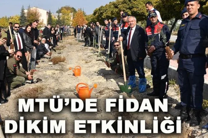 Turgut Özal Üniversitesi de fidan dikti