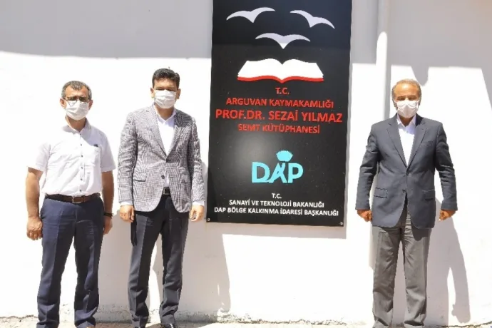 Sezai Yılmaz Kütüphanesi açıldı