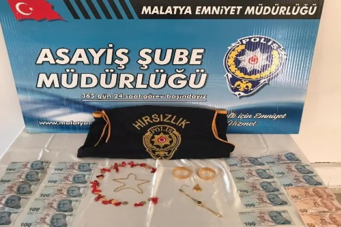 ikametten altın ve para çalan hırsız yakalandı