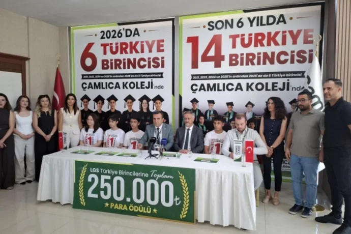 Çamlıca Koleji’nden Büyük Gurur: 2026’da 6 Türkiye Birincisi
