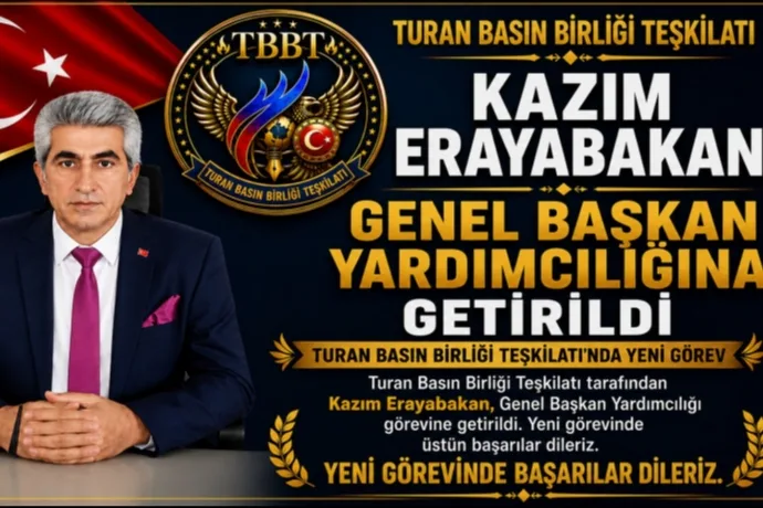 KAZIM ERAYABAKAN TBBT GENEL BAŞKAN YARDIMCILIĞINA GETİRİLDİ