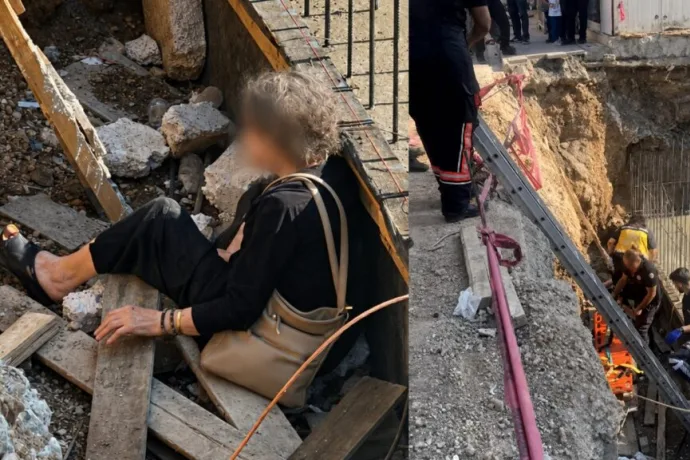 Kaldırımda Yürürken İnşaat Alanına Düştü