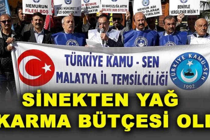 Sinekten Yağ Çıkarma Bütçesi Oldu