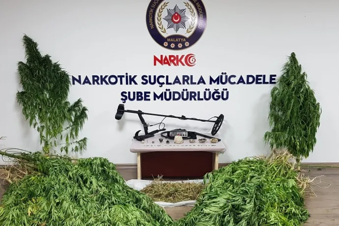 Malatya’da Polis den uyuşturucu operasyonu