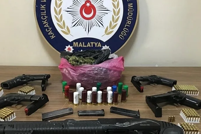 Malatya'da 9 Adrese Operasyon: 6 Şüpheli Yakalandı
