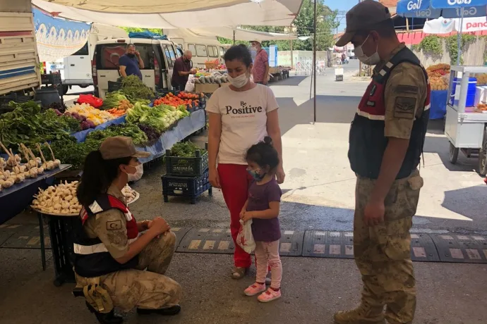 Yeşilyurt Jandarma'dan Covid-19 Denetimi video