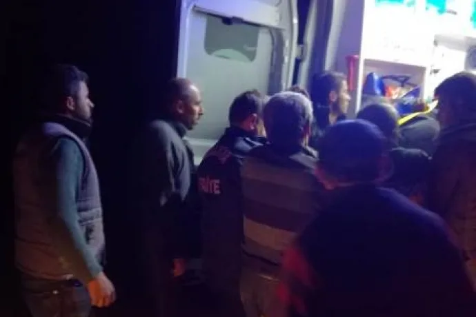 Malatya’nın Hekimhan ilçesinde sıkışmalı trafik kazası 1 yaralı