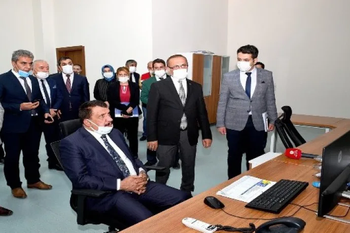 Başkan Gürkan'a scada brifingi