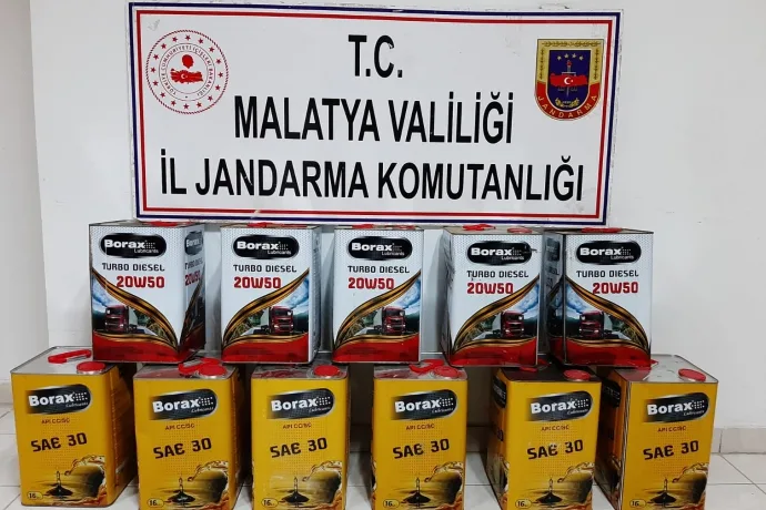 Malatya'da sahte motor yağı operasyonu