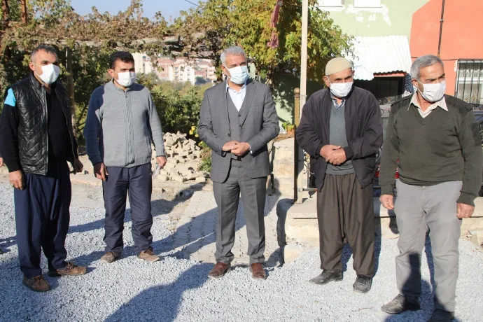 BATTALGAZİ BELEDİYESİ EKİPLERİNİN ASFALT MESAİSİ SÜRÜYOR