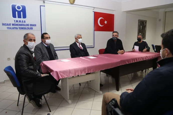 BAŞKAN GÜDER’DEN İNŞAAT MÜHENDİSLERİ ODASI’NA ZİYARET