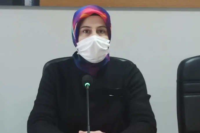 AK Parti kadın kolları şiddete hayır dedi