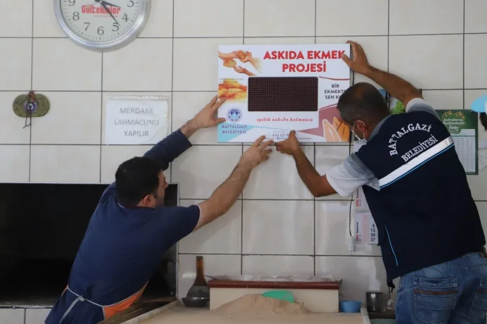 BATTALGAZİ BELEDİYESİ ‘ASKIDA EKMEK’ PROJESİNİ YAYGINLAŞTIRIYOR